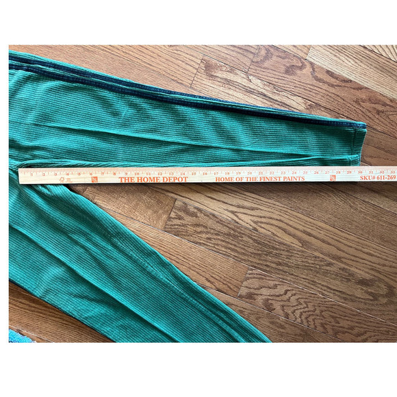 UNIF Large Corduroy Pants, Green w/Black Stripes, size 27 - Picture 10 of 14